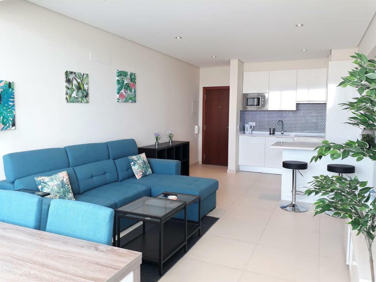 Abmar- Por-Do-Sol, Vista Mar, Remodelado, Wifi, 80Mt Praia Quarteira Buitenkant foto