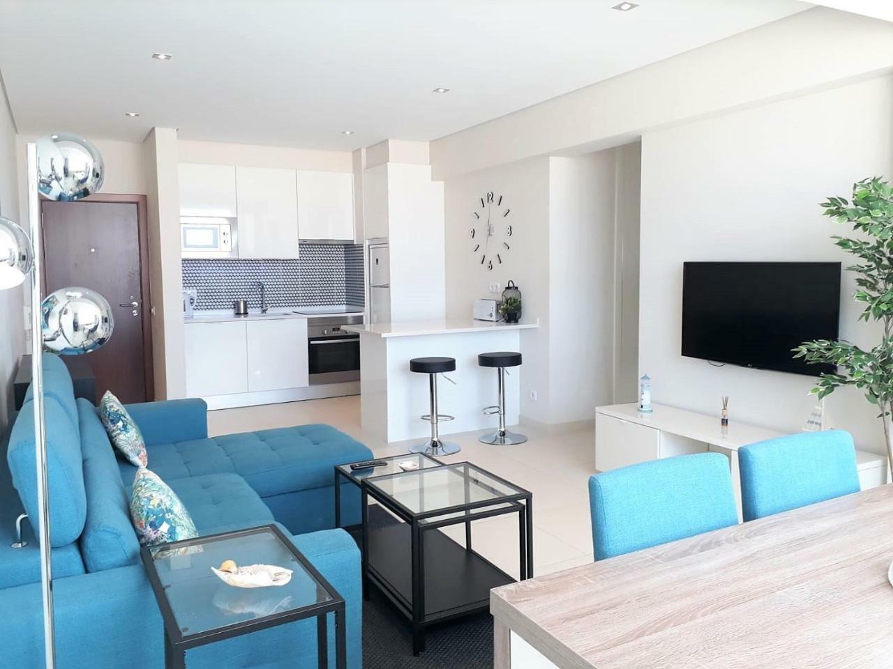 Abmar- Por-Do-Sol, Vista Mar, Remodelado, Wifi, 80Mt Praia Quarteira Buitenkant foto